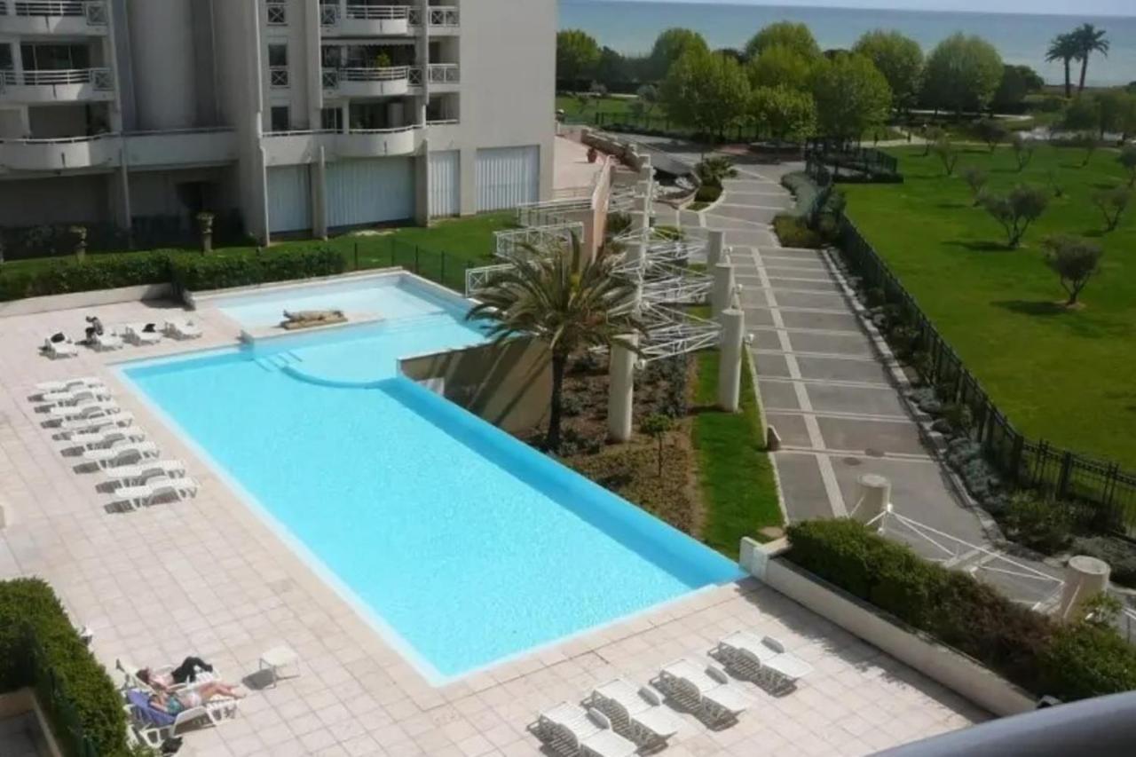 Appartement "T2 "Antibes Les Pins 3" Air Conditionned Sea View With Parking And Pool" Extérieur photo