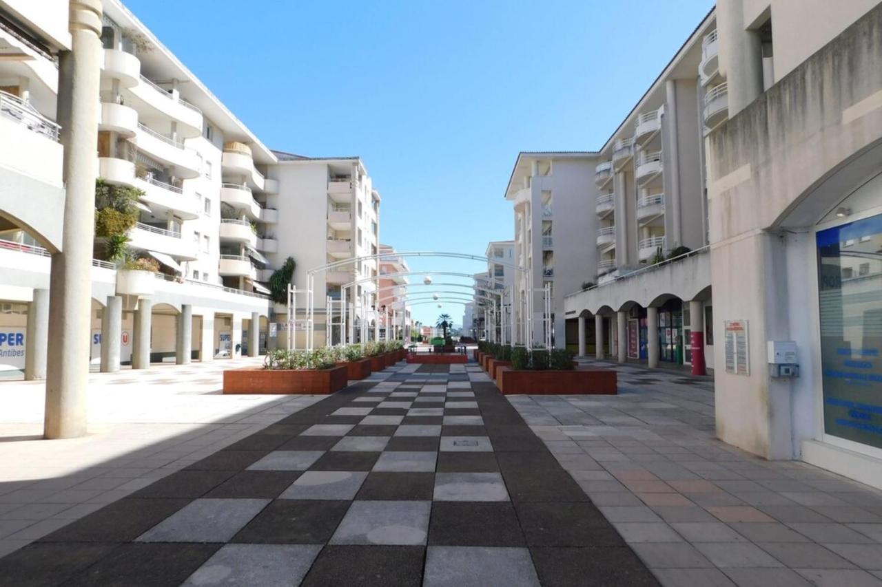 Appartement "T2 "Antibes Les Pins 3" Air Conditionned Sea View With Parking And Pool" Extérieur photo