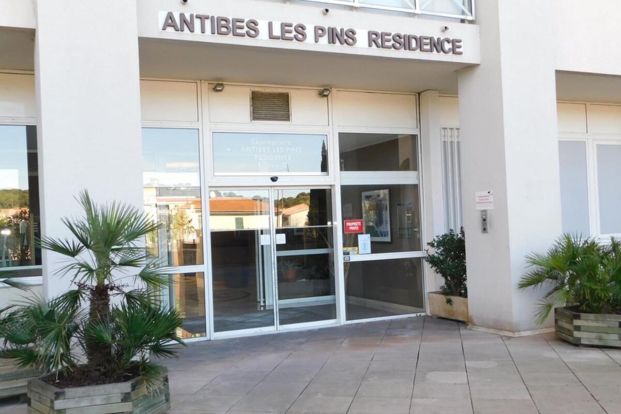 Appartement "T2 "Antibes Les Pins 3" Air Conditionned Sea View With Parking And Pool" Extérieur photo
