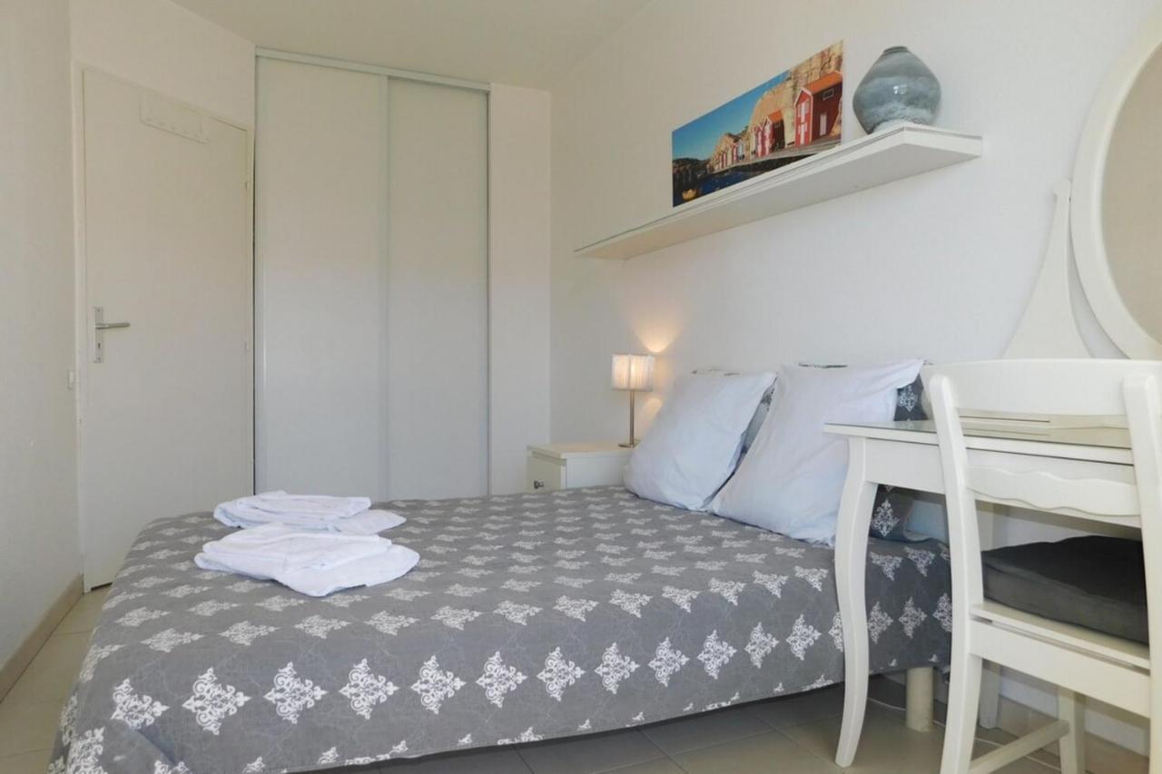 Appartement "T2 "Antibes Les Pins 3" Air Conditionned Sea View With Parking And Pool" Extérieur photo